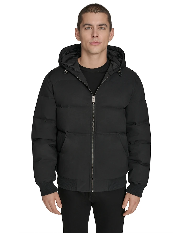 Levi's Men's Quilted Bomber with Hood Jacket