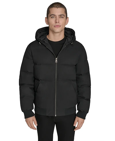 Levi's Men's Quilted Bomber with Hood Jacket