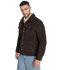Levi's Men's Corduroy Plaid Lining Shirt Jacket