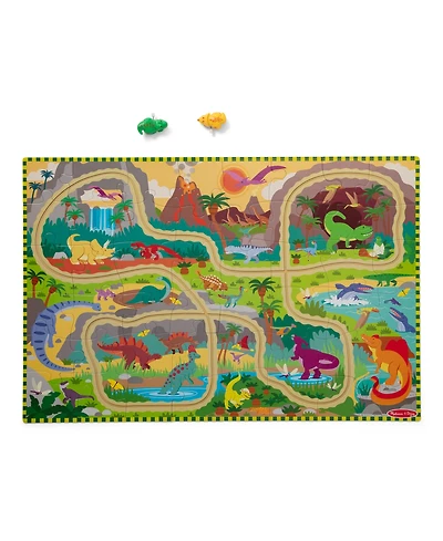 Melissa & Doug Dinosaur Chase Tracks Puzzle