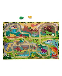 Melissa & Doug Dinosaur Chase Tracks Puzzle