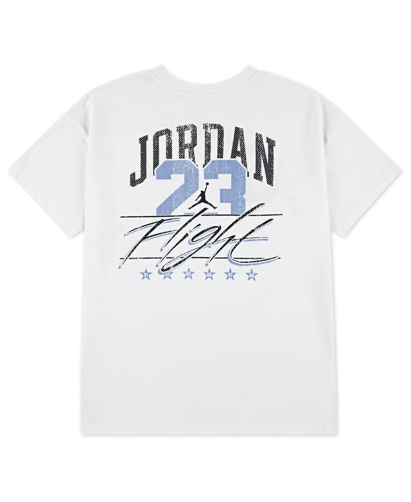 Jordan Big Girls Distressed Collegiate T-Shirt