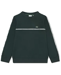 Lacoste Boys 8-20 Micro Taping Crewneck Sweatshirt