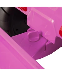 12V Kids Ride On Tractor with Trailer and Remote Control-Pink