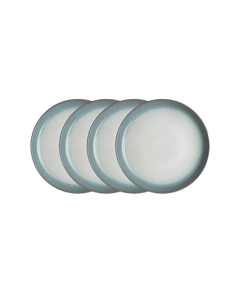 Denby Azure Haze Coupe Small Plates, Set of 4