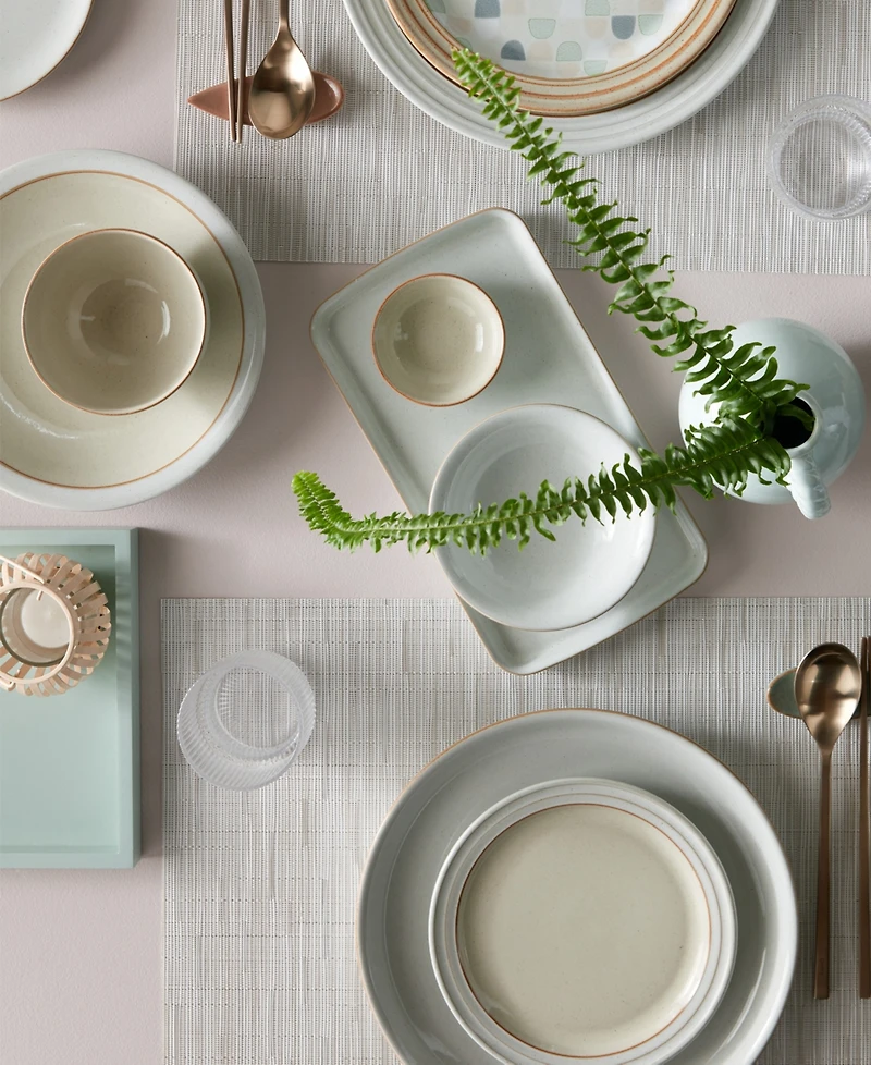 Denby Heritage Atrium Coupe Medium Plates, Set of 4