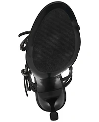 Steve Madden Women's Nixon-r High-Heel Bow Dress Sandals