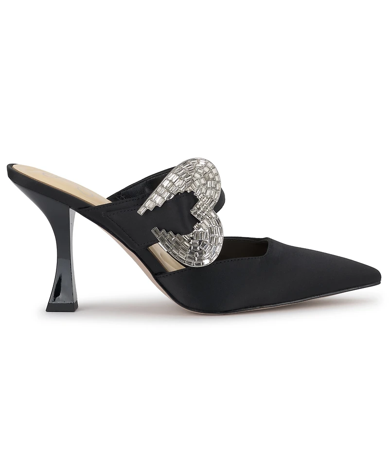Jessica Simpson Women's Favica Heart Buckle Stiletto Pumps