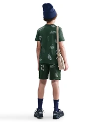 Nike Big Kids Sportswear Printed Cotton T-Shirt
