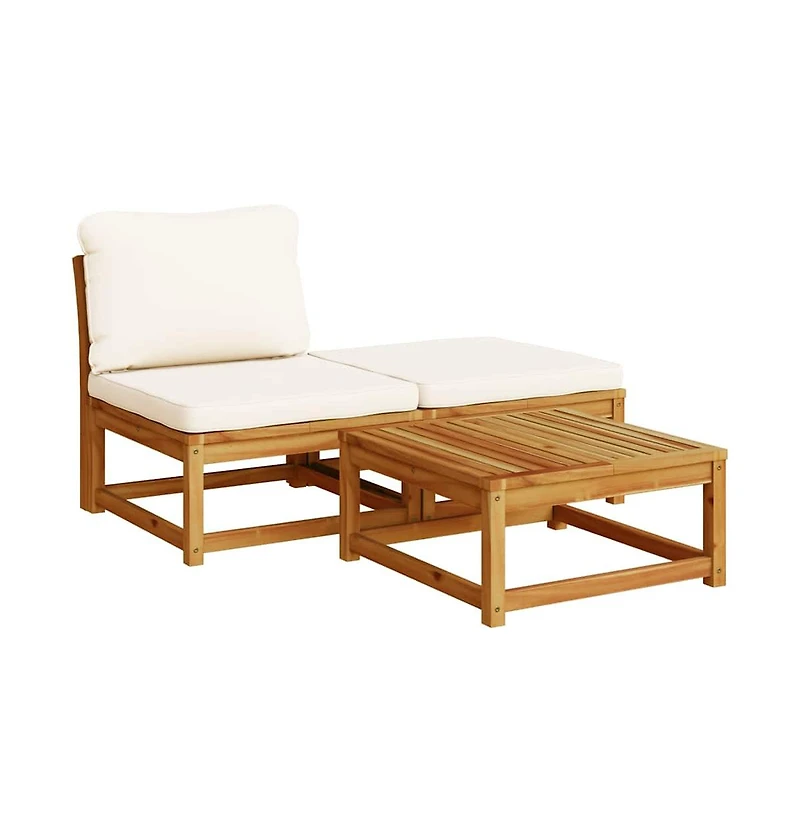 Garden Lounge Set Cream white