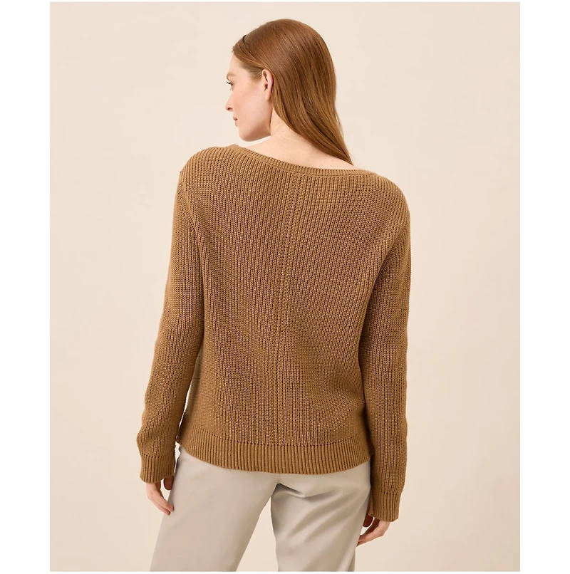 Pact Women's Luxe Knit Boatneck Sweater