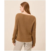 Pact Women's Luxe Knit Boatneck Sweater