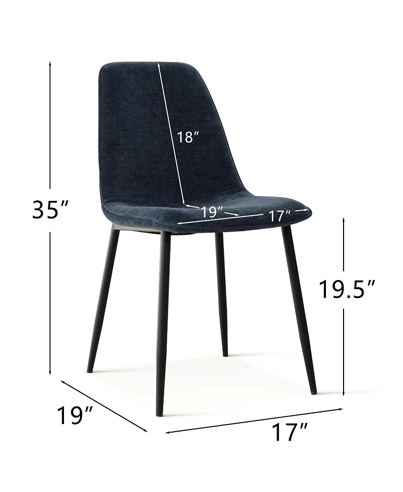 5-Piece 39.4" Round Black Dining Table Set with Starburst Base and 4 Boucle Fabric Chairs Curved Back Metal Legs-Maison