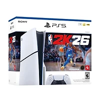 PlayStation 5 Slim Disc Edition Console - Nba 2K26 Bundle