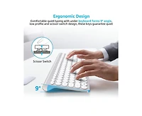 Wireless Keyboard And Mouse Combo, Wireless Usb Mouse And Computer Keyboard Set, Compact And Silent For Windows Laptop, Desktop, Pc