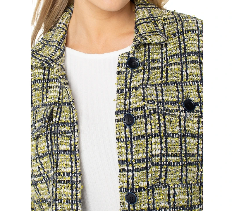 Liverpool Los Angeles Women's Fray Edge Cargo Shacket