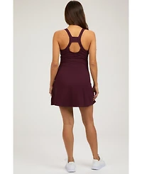 Pinkblush Maternity Plum Tennis Racerback Romper Dress
