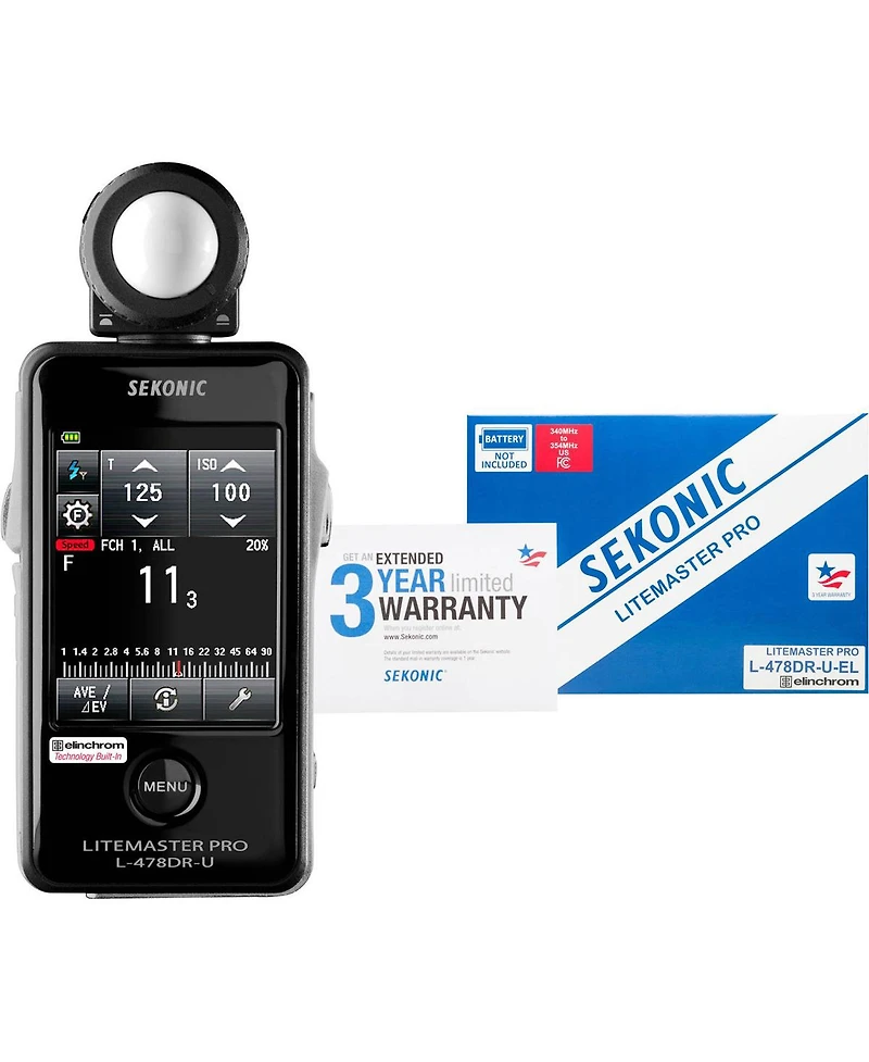 Sekonic LiteMaster Pro L-478DR-u-el Series Light Meter for Elinchrom El Skyport System