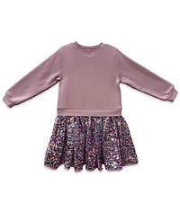 Blueberi Boulevard Girls 2T-6X Sequin Detail Dress