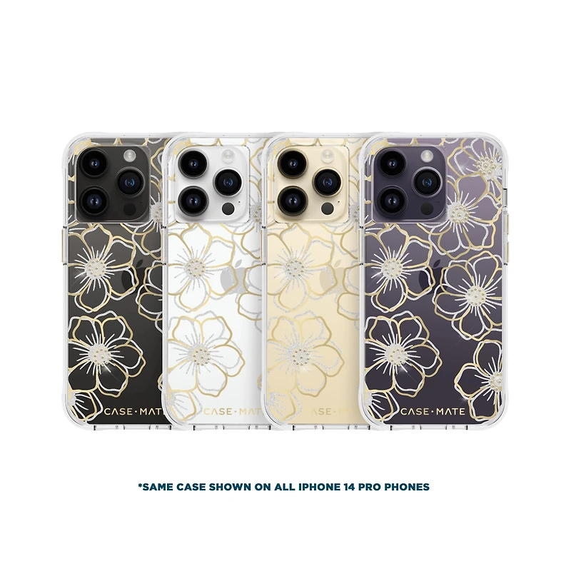 Case-Mate Floral Gems Case for Apple iPhone 14 Pro