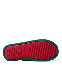 Dearfoams Men's Unisex Novelty Holiday Christmas Scuff Slipper