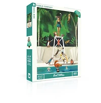 New York Puzzle Company Pool Kitties 1000 Piece Puzzle