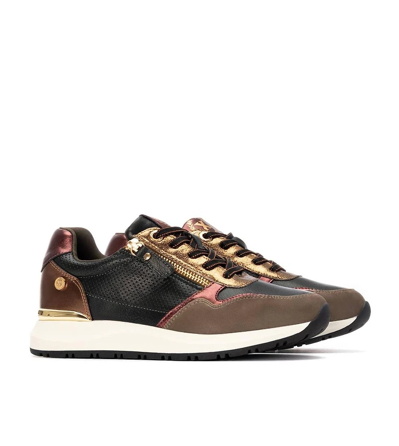 Xti Women's Side Zipper Casual Sneakers By Xti