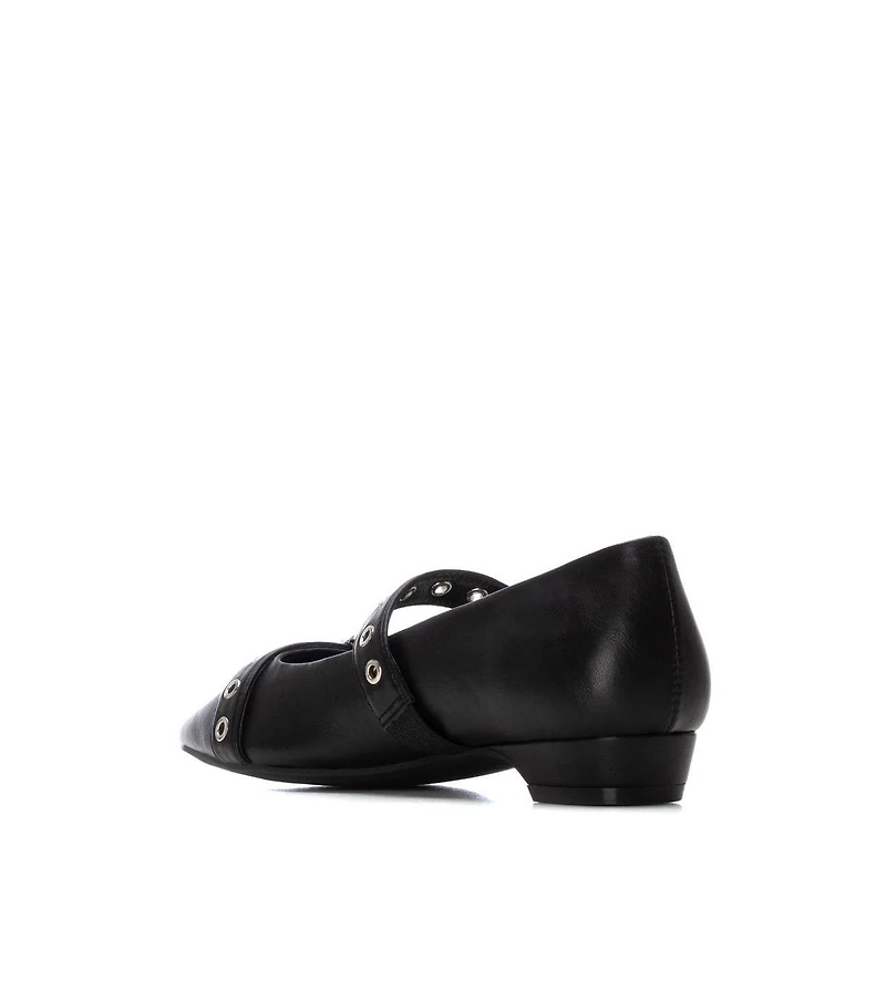 Xti Women's Pointed Toe Mary Jane Ballet Flats By