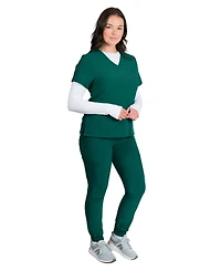 Medgear Women's 4-Way Stretch 12-Pocket Jogger Set