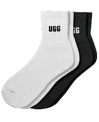 Ugg Women's 2-Pack Quinlin Logo Quarter Socks
