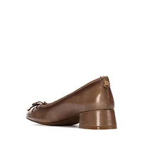 Xti Women's Patent Leather Block Heel Pumps By