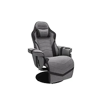 Respawn Reclining Gaming Chair with Footrest - Gray Fabric