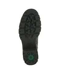 Spring Step Rockies Hiking-Inspired Lace-Up Booties with Cushioned Insole