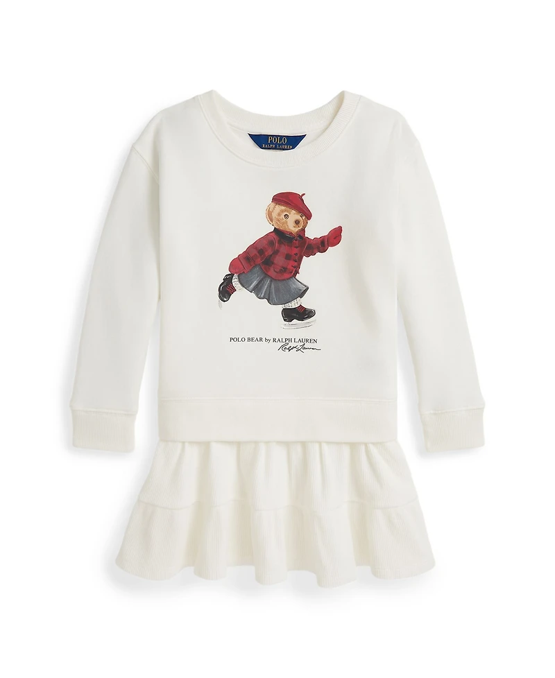 Polo Ralph Lauren Toddler & Little Girls 4T-6X Bear Fleece Dress