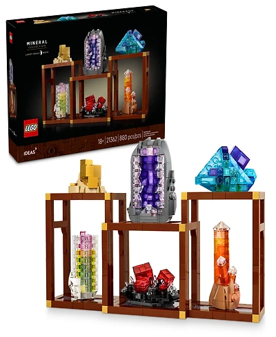 Lego Ideas Mineral Collection Building Set for Adults 21362, 880 Pieces