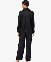 Lauren Ralph Women's Long Sleeves Notch Collar Pajama Set