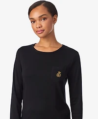 Lauren Ralph Women's Long Sleeve Pajama Set