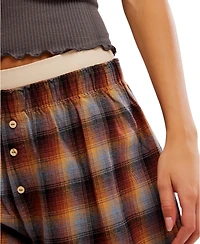 Free People Women's Sunday Afternoon Mid-Rise Boxers