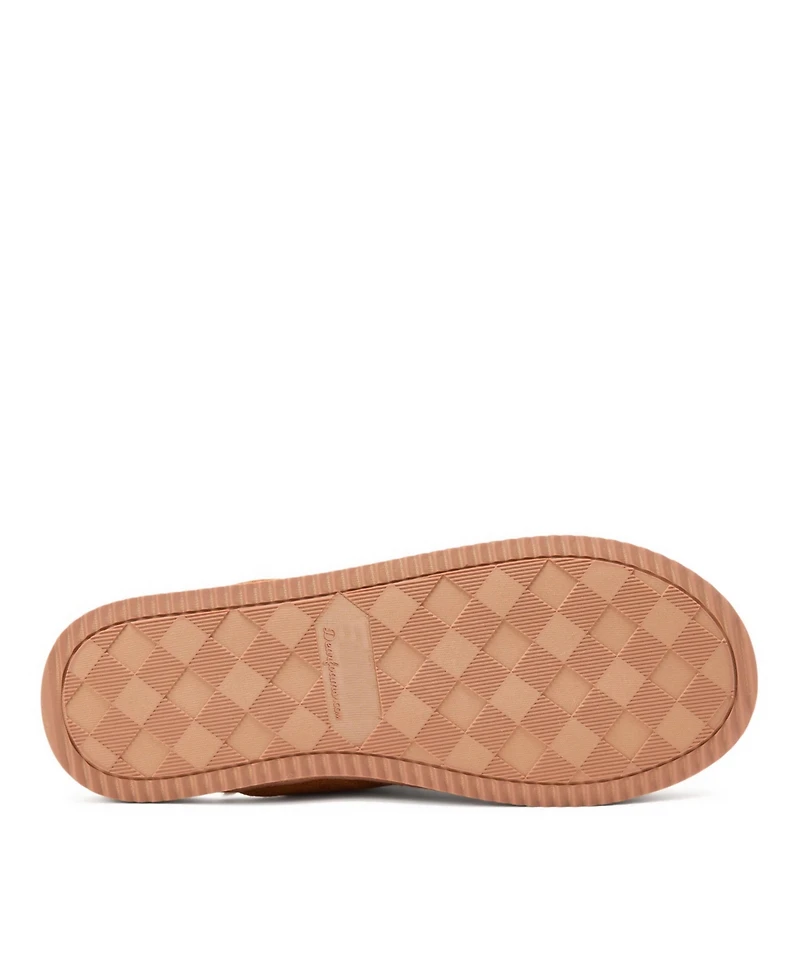 Dearfoams Men's Owen Mixed Material Scuff Slipper
