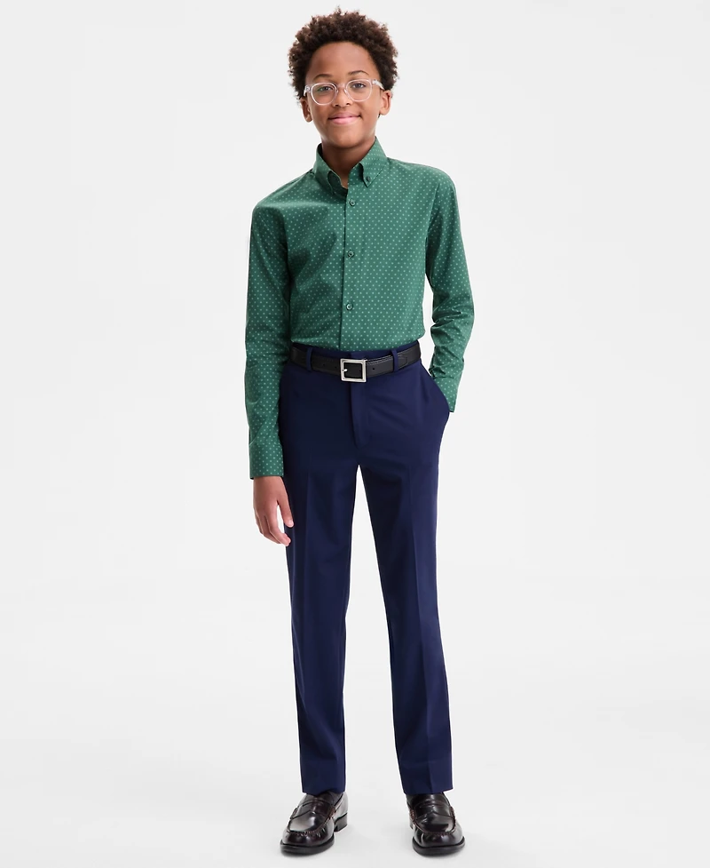 B By Brooks Brothers Boys 8-20 Spread Collar Classic Shirt