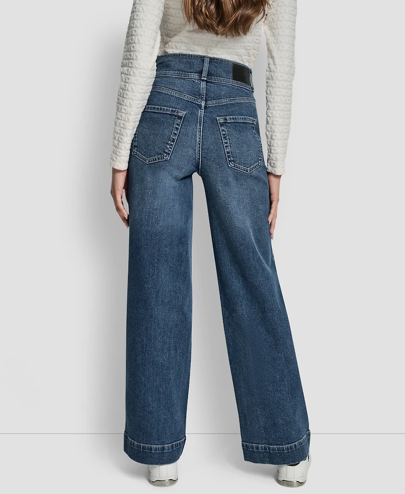 Dkny Jeans Women's High Rise Double Button