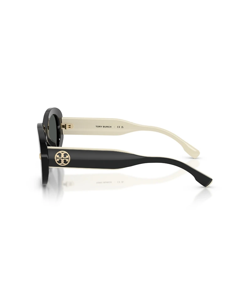 Tory Burch Women's Oval Sunglasses