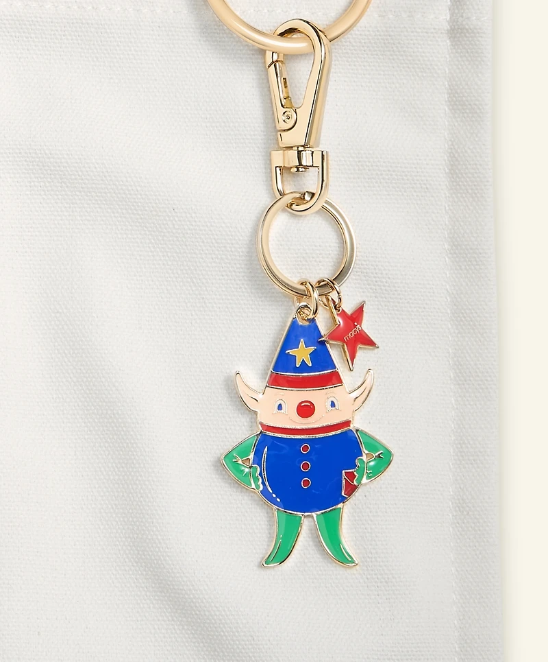 Macy's Thanksgiving Day Parade Enamel Elf Bag Charm, Macy's Exclusive