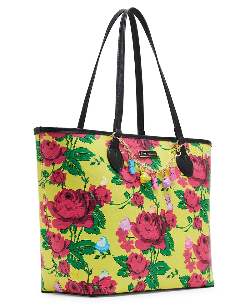 Betsey Johnson x Peeps Charm Bracelet Medium Tote Bag