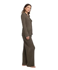 Midnight Bakery Women's 2-Piece Long Sleeves Top and Pants Pajama Set