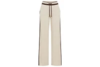 Olsen Women's Anna Fit Wide Leg Knit Drawstring Pant
