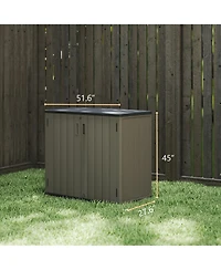 Decksplore 27.6"D X 51.6"W 45"H Storage Cabinet