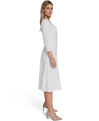 Calvin Klein Women's Zippered Midi Dress