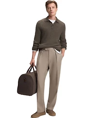 Boss by Hugo Men's Beckham x Mouline Rib Polo-Collar Sweater