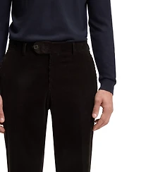 Boss by Hugo Men's Beckham x Striped Cotton Pleat-Front Pants